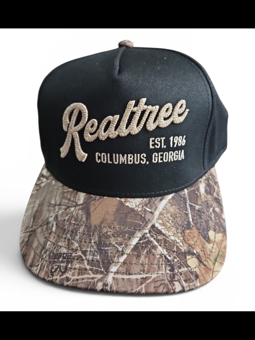 Realtree Camouflage Snapback hat Woodland black/brown Camo